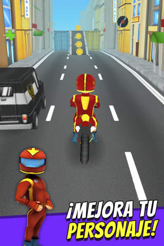 Cartoon Superbike Free - 3D Motorcycle Racing Game for Children screenshot 2