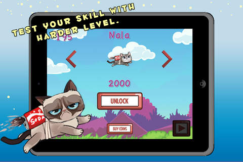 Flappy Grumpy cat mee game screenshot 2