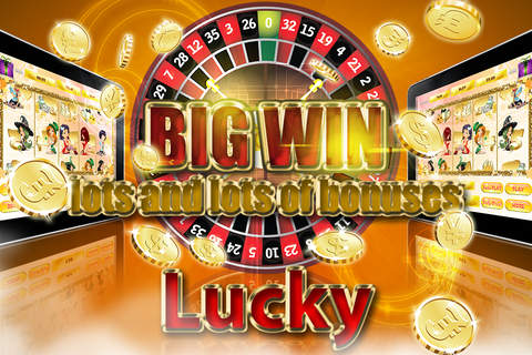 Seven Slots Lucky - Top Vegas Style Pro Casino Slots Machine Free Game, Blackjack, Roulette, Wheel Daily Bonus! screenshot 2