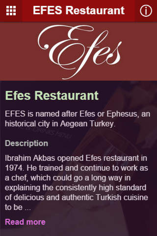 Efes Turkish Restaurant London screenshot 2