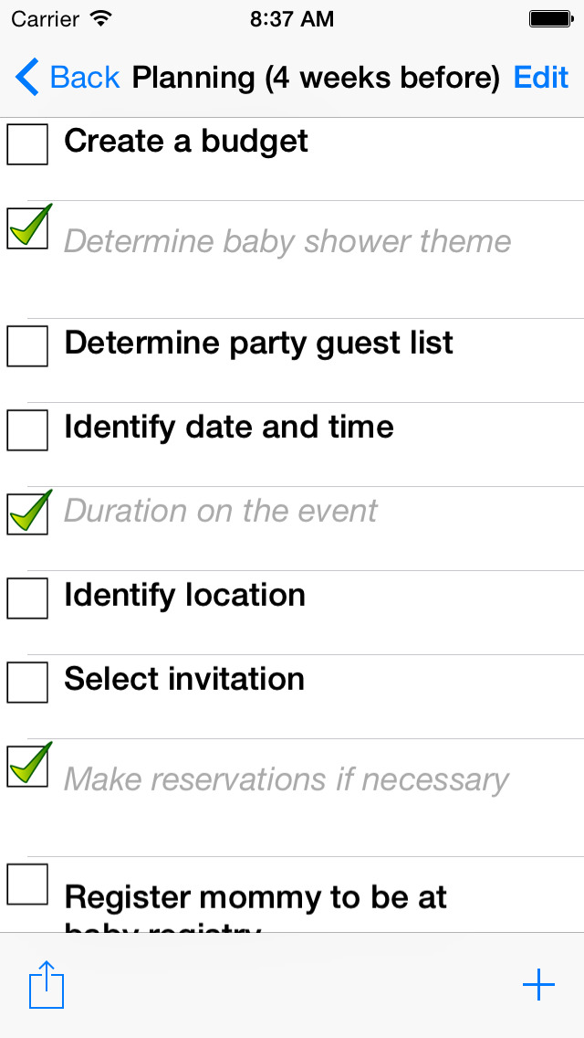 baby shower checklist pro apppicker baby shower planning app