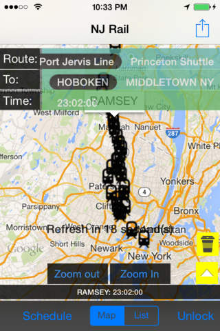 NJ Transit Rail and Trip Planner screenshot 4