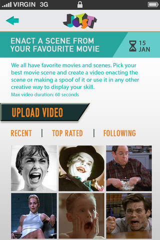 JOYST - A Theme Based Video Competition App screenshot 3