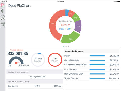 Debt SnowBall Assistant - Debt Manager screenshot 2