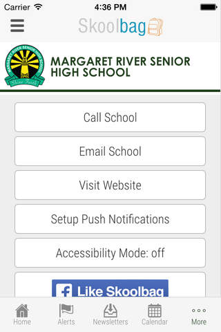 Margaret River Senior High School - Skoolbag screenshot 4