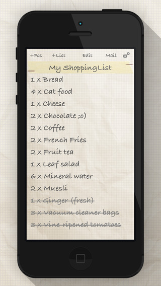 Shopping List - Grocery List
