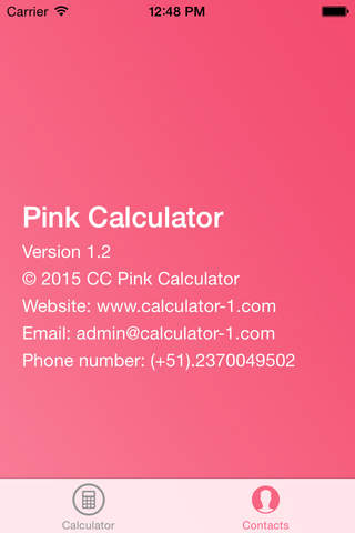 Pink Calculator screenshot 3