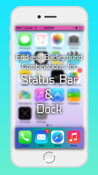 Color your Status Bar Dock Pro for iOS 8