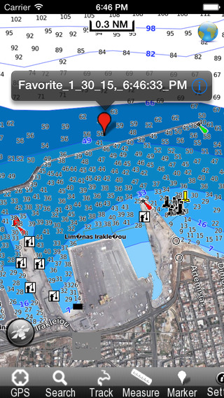 【免費交通運輸App】Marine: Aegean Sea (South) - GPS Map Navigator-APP點子