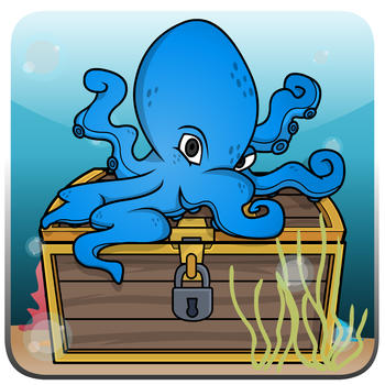 Protect Octopus Treasure: Deep Sea Ocean Water Hunt for Pirate Gold PRO LOGO-APP點子