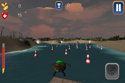 Sea Turtle Fly 3D screenshot 2