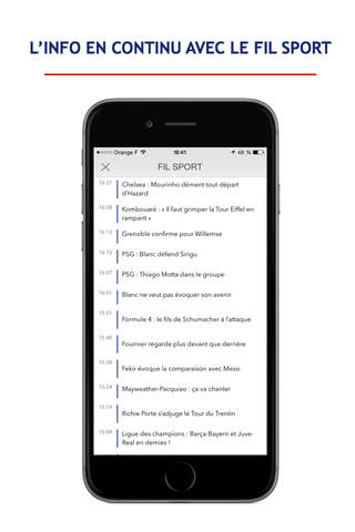 RMC Sport : actualités et résultats sportifs (Football, Mercato, Tennis, Rugby, Basket...) screenshot 3