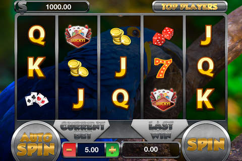 The Hyacinth Macaw Slots - FREE Las Vegas Casino Spin for Win screenshot 2