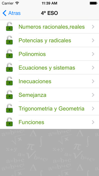 【免費教育App】Matematicas 4 ESO Gratuito-APP點子