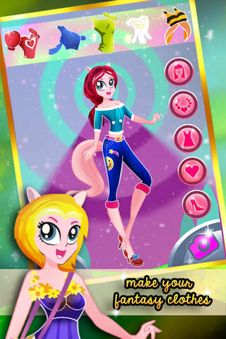 Pony Dress-Up Girls : My Dressing Little Princess Equestria Friend-ship Rock Rainbow screenshot 3