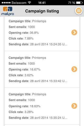 Mailpro Solution Emailing screenshot 4