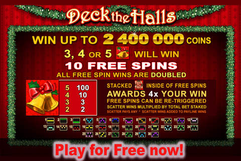Slots - Deck the Halls - The best free Casino Slots and Slot Machines! screenshot 4
