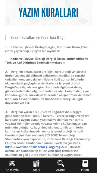 【免費醫療App】KİUB - The Journal of Female and Functional Urology - Kadın ve İşlevsel Üroloji Dergisi-APP點子