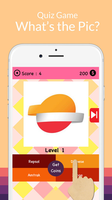 Screenshots of Picture Logo Trivia - Solve puzzles. Guess the brands. Win trophies. for iPhone
