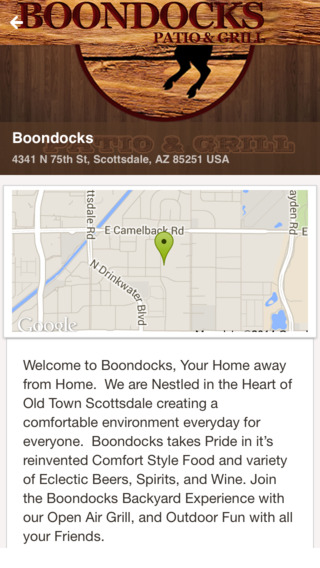 【免費娛樂App】Boondocks Patio and Grill-APP點子