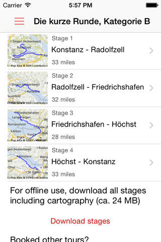 Radweg-Reisen screenshot 2