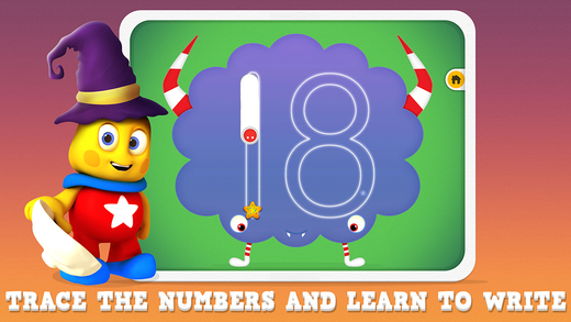 【免費教育App】Monster Doodle - Number Tracing and Intro to Math-APP點子