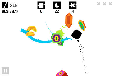 NINJA CUBE gorgeous slice structure action game screenshot 3