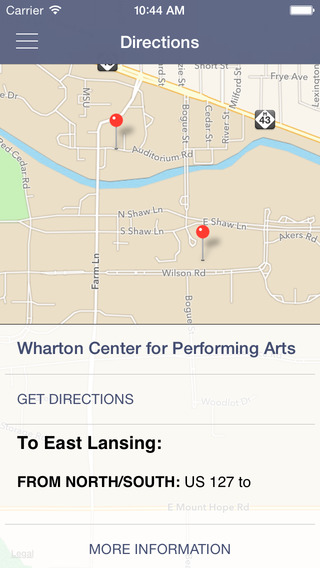 【免費娛樂App】Wharton Center-APP點子