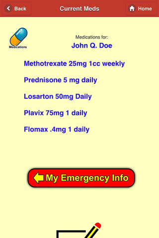 MyMedTag - ICE In Case of Emergency Information screenshot 4