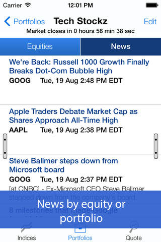 Stockz Free - Real-Time Stock, News & Portfolio Tracker screenshot 2