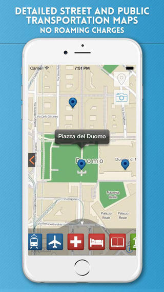 【免費旅遊App】Milan Travel Guide with Offline City Street and Metro Maps-APP點子