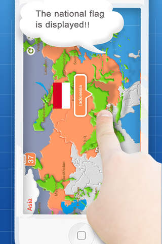 世界地図パズル 無料版 for iPhone screenshot 2