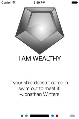 I Am Wealthy - Inspirational & Motivational app screenshot 2