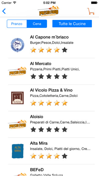 【免費生活App】PrestoFood.it - La nuova logica di domicilio-APP點子