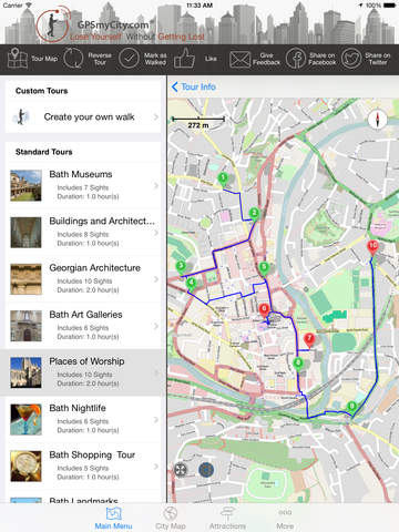 免費下載旅遊APP|Bath Map and Walks, Full Version app開箱文|APP開箱王
