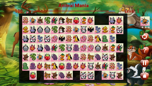 【免費遊戲App】Animal Mania - matching the same fun images-APP點子