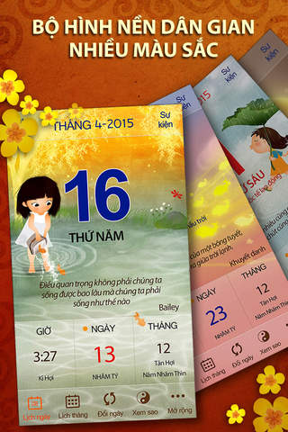 Lịch Việt Pro - Lịch Vạn Niên 2015 screenshot 2