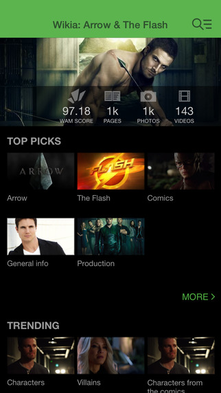 【免費書籍App】Wikia: Arrow and The Flash Fan App-APP點子