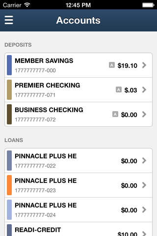 Pinnacle Federal Credit Union screenshot 3