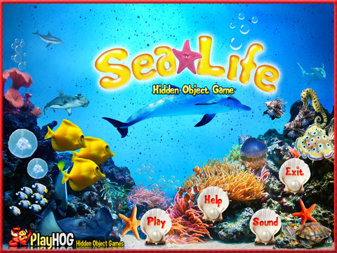 【免費遊戲App】Sea Life - Free Hidden Object Games-APP點子