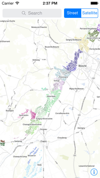 Burg Map : Burgundy Wine Map