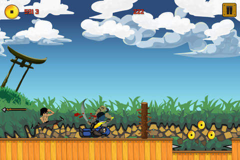 'Angry Kung Fu Fighter - eXtreme Ninja & Samurai Fighting Shadow Run Games screenshot 4
