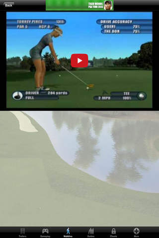 Top Cheats - PGA Golf Tour 2003 Tiger Woods Edition screenshot 3