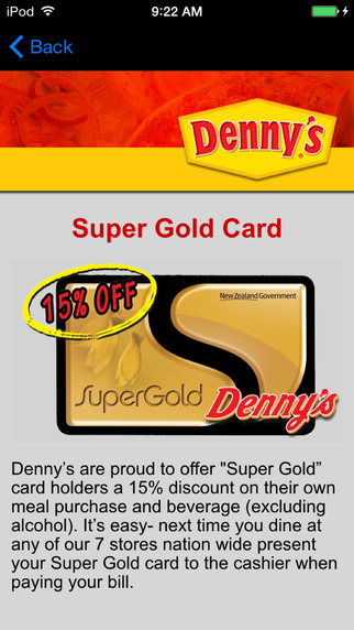 【免費商業App】Denny's New Zealand-APP點子