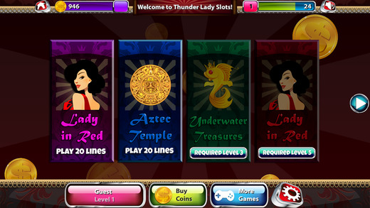 Thunder Lady Slots - Free Awesome Slots Vegas Slots Slot Casino Rooms for Cool Cats
