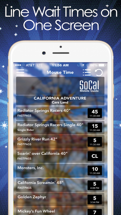 【免費旅遊App】MouseTime for Disneyland Line Wait Times-APP點子