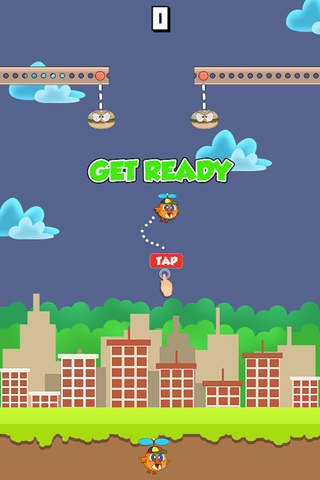 Slappy Burgers - Impossible Sky Challenge Game screenshot 2