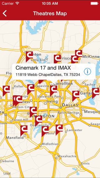 【免費娛樂App】Cinemark Theatres-APP點子