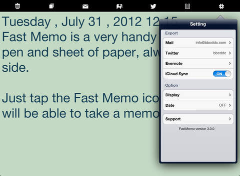 【免費生產應用App】Fast Memo2-APP點子