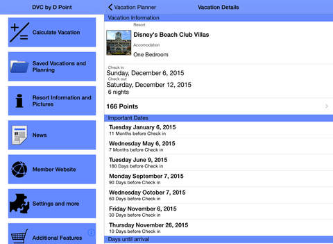 【免費旅遊App】DVC by D Point - Point Calculator for Disney Vacation Club-APP點子